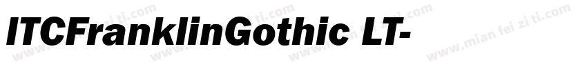 ITCFranklinGothic LT字体转换
